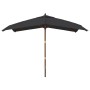 Garden umbrella with black wooden pole 300x300x273 cm by vidaXL, Umbrellas - Ref: Foro24-363197, Price: 79,42 €, Discount: %