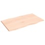 Solid oak wood table top with natural edge 100x60x2 cm by vidaXL, Table tops - Ref: Foro24-363887, Price: 75,98 €, Discount: %