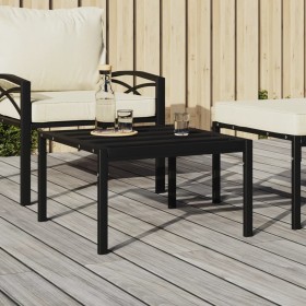 Garden center table, black steel, 60x60x35 cm by vidaXL, Modular outdoor sofas - Ref: Foro24-362726, Price: 50,99 €, Discount: %