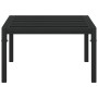 Mesa de centro de jardín acero negro 60x60x35 cm de vidaXL, Sofás modulares de exterior - Ref: Foro24-362726, Precio: 50,99 €...