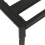 Mesa de centro de jardín acero negro 60x60x35 cm de vidaXL, Sofás modulares de exterior - Ref: Foro24-362726, Precio: 50,99 €...