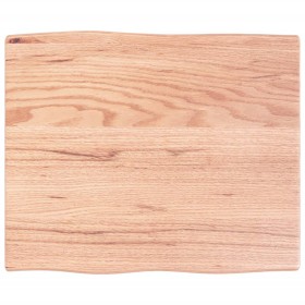 Tablero mesa madera tratada roble borde natural 60x50x2 cm de vidaXL, Tableros para mesas - Ref: Foro24-363932, Precio: 44,88...