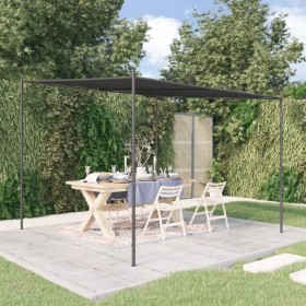 Steel and anthracite gray fabric gazebo 3x3 m 180 g/m² by vidaXL, Tents and gazebos - Ref: Foro24-362462, Price: 212,05 €, Di...