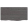 Dark brown treated oak wood wall shelf 40x20x2 cm by vidaXL, Shelves and shelves - Ref: Foro24-363743, Price: 15,77 €, Discou...