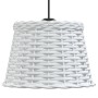 White wicker ceiling lampshade Ø25x17 cm by vidaXL, Lampshades - Ref: Foro24-364366, Price: 13,89 €, Discount: %