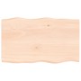 Solid wood table top natural edge 100x60x(2-4) cm by vidaXL, Table tops - Ref: Foro24-363888, Price: 80,99 €, Discount: %