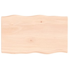 Solid wood table top natural edge 100x60x(2-4) cm by vidaXL, Table tops - Ref: Foro24-363888, Price: 80,99 €, Discount: %