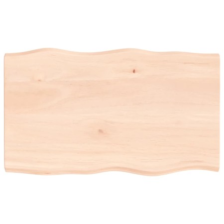 Solid wood table top natural edge 100x60x(2-4) cm by vidaXL, Table tops - Ref: Foro24-363888, Price: 80,99 €, Discount: %