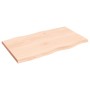 Solid wood table top natural edge 100x60x(2-4) cm by vidaXL, Table tops - Ref: Foro24-363888, Price: 80,99 €, Discount: %