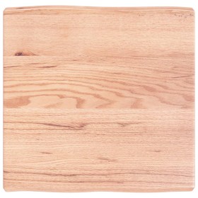 Tablero mesa madera tratada borde natural marrón 60x60x(2-6) cm de vidaXL, Tableros para mesas - Ref: Foro24-363937, Precio: ...