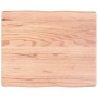 Tablero mesa madera tratada borde natural marrón 60x50x(2-6) cm de vidaXL, Tableros para mesas - Ref: Foro24-363934, Precio: ...