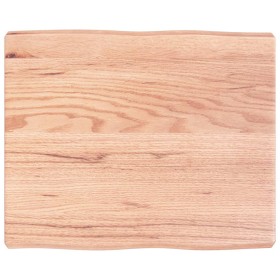 Treated wood table top with natural brown edge 60x50x(2-6) cm by vidaXL, Table tops - Ref: Foro24-363934, Price: 65,99 €, Dis...