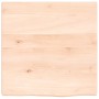 Estante de pared madera maciza de roble sin tratar 40x40x2 cm de vidaXL, Estantes y estanterías - Ref: Foro24-363509, Precio:...