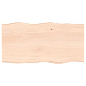 Tablero de mesa madera maciza borde natural 100x50x(2-4) cm de vidaXL, Tableros para mesas - Ref: Foro24-363885, Precio: 54,9...