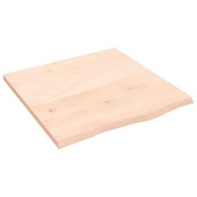 Untreated solid oak wood wall shelf 60x60x2 cm by vidaXL, Shelves and shelves - Ref: Foro24-363533, Price: 52,99 €, Discount: %