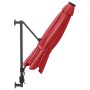 Bright red wall umbrella 290 cm by vidaXL, Umbrellas - Ref: Foro24-362891, Price: 84,99 €, Discount: %