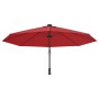 Bright red wall umbrella 290 cm by vidaXL, Umbrellas - Ref: Foro24-362891, Price: 84,99 €, Discount: %