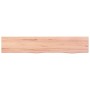 Light brown treated oak wood wall shelf 100x20x2 cm by vidaXL, Shelves and shelves - Ref: Foro24-363677, Price: 39,54 €, Disc...