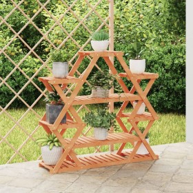 Solid fir wood flower stand 110x25x105 cm by vidaXL, Pot stands - Ref: Foro24-362878, Price: 58,99 €, Discount: %