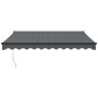 Retractable aluminum awning and anthracite gray fabric 3x2.5 m by vidaXL, Awnings - Ref: Foro24-3154461, Price: 259,69 €, Dis...