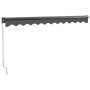 Retractable aluminum awning and anthracite gray fabric 3x2.5 m by vidaXL, Awnings - Ref: Foro24-3154461, Price: 259,69 €, Dis...