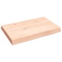 Solid wood table top natural edge 60x40x(2-6) cm by vidaXL, Table tops - Ref: Foro24-363865, Price: 56,99 €, Discount: %