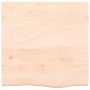 Untreated solid oak wood wall shelf 60x60x(2-4) cm by vidaXL, Shelves and shelves - Ref: Foro24-363534, Price: 60,09 €, Disco...