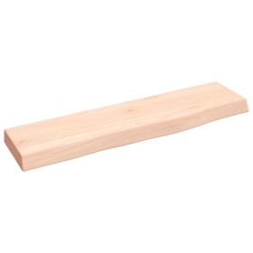 Solid untreated oak wood wall shelf 40x10x2 cm by vidaXL, Shelves and shelves - Ref: Foro24-363500, Price: 15,60 €, Discount: %