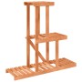 Solid fir wood flower stand 81x25x75.5 cm by vidaXL, Pot stands - Ref: Foro24-362872, Price: 27,59 €, Discount: %