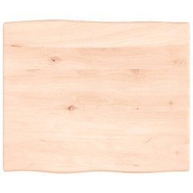 Solid oak wood table top with natural edge 60x50x2 cm by vidaXL, Table tops - Ref: Foro24-363866, Price: 37,99 €, Discount: %