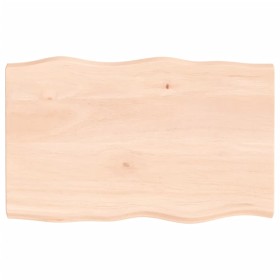 Solid wood table top natural edge 80x50x(2-4) cm by vidaXL, Table tops - Ref: Foro24-363876, Price: 63,66 €, Discount: %