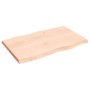 Solid wood table top natural edge 80x50x(2-4) cm by vidaXL, Table tops - Ref: Foro24-363876, Price: 58,73 €, Discount: %