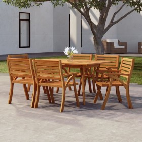 Mesa de jardín madera maciza de acacia 150x90x75 cm de vidaXL, Mesas de jardín - Ref: Foro24-363308, Precio: 247,99 €, Descue...