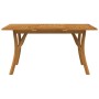 Mesa de jardín madera maciza de acacia 150x90x75 cm de vidaXL, Mesas de jardín - Ref: Foro24-363308, Precio: 252,99 €, Descue...