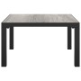 DPC garden coffee table and gray steel 55x55x31 cm by vidaXL, Modular outdoor sofas - Ref: Foro24-362800, Price: 63,62 €, Dis...