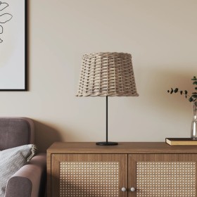 Brown wicker lamp shade Ø40x26 cm by vidaXL, Lampshades - Ref: Foro24-364393, Price: 41,99 €, Discount: %