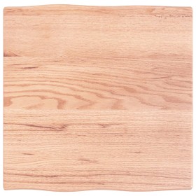 Treated oak wood table board with natural edge, 60x60x2 cm. by vidaXL, Table tops - Ref: Foro24-363935, Price: 52,31 €, Disco...