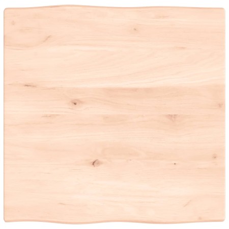 Solid oak wood table top with natural edge 60x60x2 cm by vidaXL, Table tops - Ref: Foro24-363869, Price: 46,49 €, Discount: %