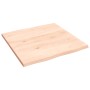 Solid oak wood table top with natural edge 60x60x2 cm by vidaXL, Table tops - Ref: Foro24-363869, Price: 46,49 €, Discount: %