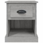 Bedside tables 2 pcs gray plywood 39x39x47.5 cm by vidaXL, Nightstands - Ref: Foro24-816141, Price: 67,94 €, Discount: %