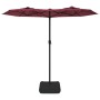 Double red burgundy umbrella 316x240 cm by vidaXL, Umbrellas - Ref: Foro24-362965, Price: 110,76 €, Discount: %