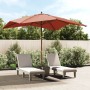 Garden umbrella with terracotta wooden pole 300x300x273cm by vidaXL, Umbrellas - Ref: Foro24-363196, Price: 90,99 €, Discount: %