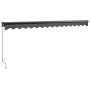 Toldo retráctil aluminio y tela gris antracita 4x3 m de vidaXL, Toldos - Ref: Foro24-3154463, Precio: 377,99 €, Descuento: %