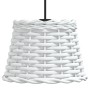 White wicker ceiling lamp shade Ø20x15 cm by vidaXL, Lampshades - Ref: Foro24-364365, Price: 12,08 €, Discount: %