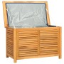 Garten-Aufbewahrungsbox mit massiver Teakholztasche 90x50x58 cm von vidaXL, Aufbewahrungsboxen für den Außenbereich - Ref: Fo...