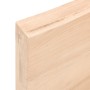 Untreated solid oak wood wall shelf 40x30x(2-6) cm by vidaXL, Shelves and shelves - Ref: Foro24-363508, Price: 36,59 €, Disco...