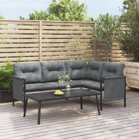 Anthracite gray steel garden coffee table 110x55x35 cm by vidaXL, Garden sets - Ref: Foro24-362813, Price: 87,08 €, Discount: %