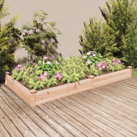 Flowerbed planter with solid fir wood lining 240x120x25 cm by vidaXL, Pots and planters - Ref: Foro24-364301, Price: 78,99 €,...