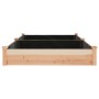 Flowerbed planter with solid fir wood lining 240x120x25 cm by vidaXL, Pots and planters - Ref: Foro24-364301, Price: 78,46 €,...