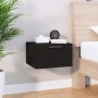 Black wall bedside table 34x30x20 cm by vidaXL, Lockers and storage cabinets - Ref: Foro24-811378, Price: 31,01 €, Discount: %